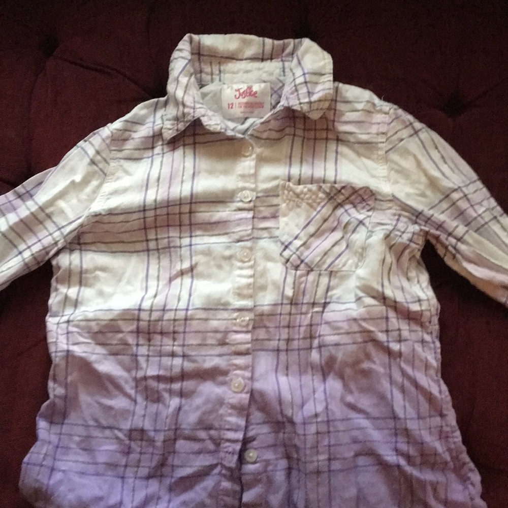Girls plaid shirt